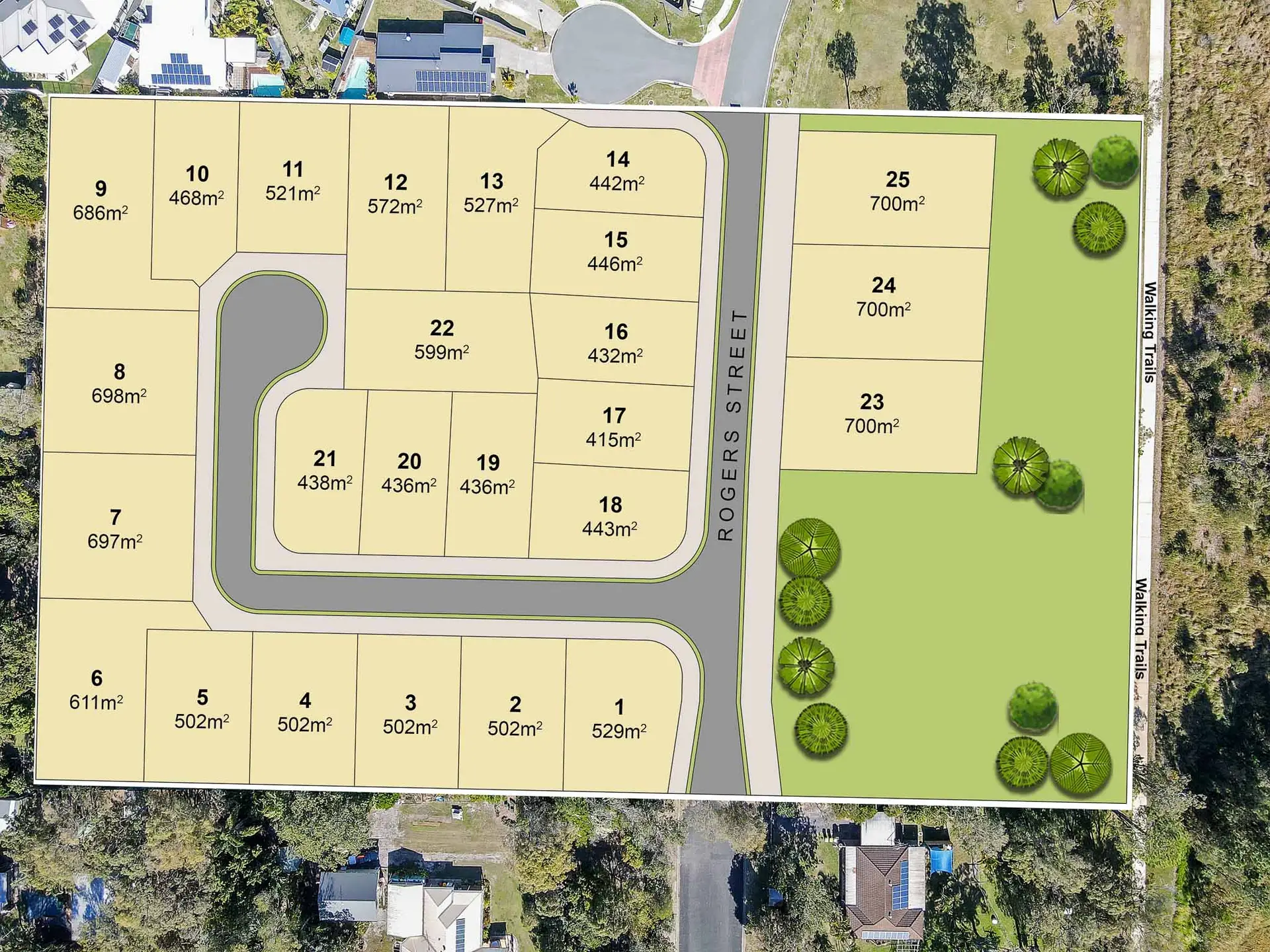 default Seabreeze Land Estate 415m2 – 700m2