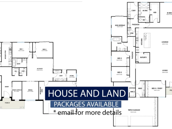 Elevated 4000sqm lots with spectacular views.