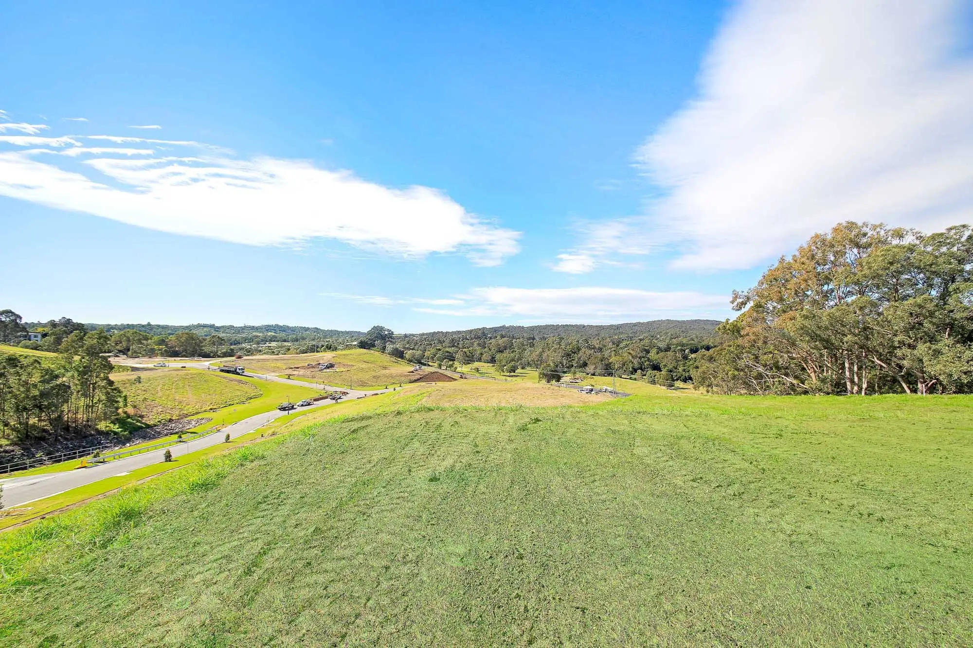 Elevated 4000sqm lots with spectacular views.