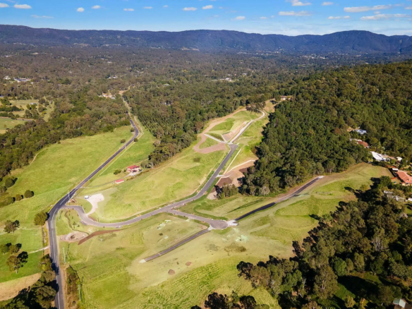 Elevated 4000sqm lots with spectacular views.