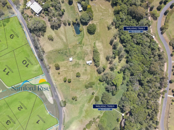 Elevated 4000sqm lots with spectacular views.